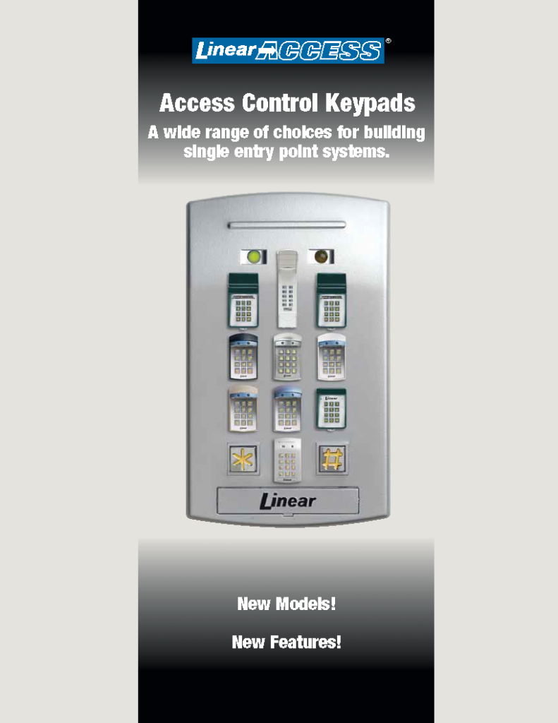 Linear Access Control Keypads Southeast Access Technologies